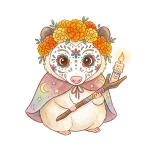 Luna día de muertos